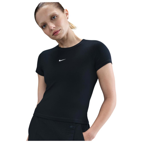 Nike Γυναικεία κοντομάνικη μπλούζα Sportswear Essentials Cropped Swoosh Tee